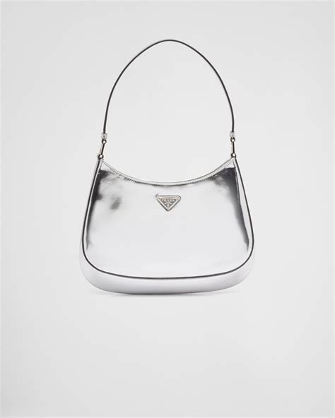 prada bags silver|Prada checkered bag.